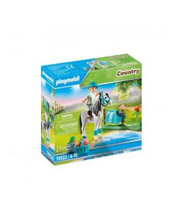 70522 'playmobil' Cavalière Avec Poney Gris - N/A