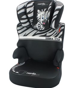 Rehausseur Enfant Befix Groupe 2/3 (15-36kg) - 4 Étoiles Adac - Zebra - Noir Blanc