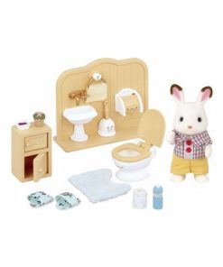5015 'sylvanian Families' Frere Lapin Chocolat Toilettes - N/A