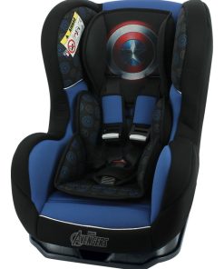 Siège Auto Cosmo Groupe 0/1 (0-18kg)- Captain America - Noir Bleu