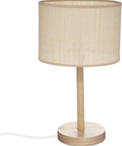 Lampe droite Della naturel H42 - Beige