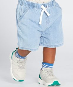 Short style denim - Bleu