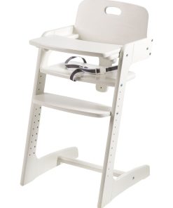 ROBA Chaise Haute Évolutive "Kid Up" - Qui Grandit Avec L'enfant - Blanc