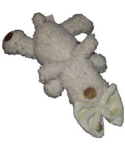 doudou Babynat Souris Gris poche rose 24cms Marionnette - Gris