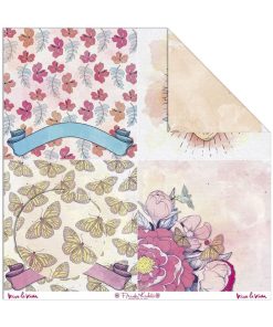 Papier créatif Frida Kahlo - fleurs et papillons - N/A