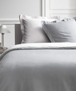 Parure de lit - 2 personnes - gris