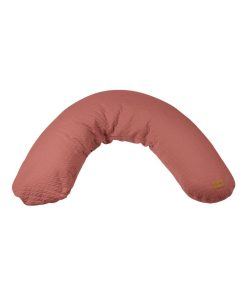 Coussin d'allaitement Big Flopsy Fleur de coton brique - Rouge