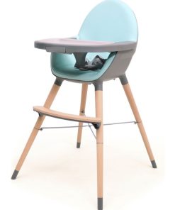 AT4 - Chaise haute ESSENTIEL - Bleu clair