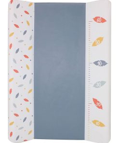 Matelas à langer Premium 50x70 cm - Toise plumes - Bleu