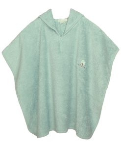 Eveil Et Nature Poncho Eponge Coton Bio - Vert