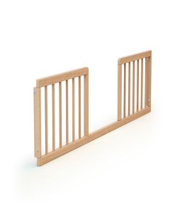 At4 - Barrière De Lit Bébé 140cm - Marron clair