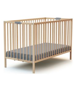 Webaby - Lit Bébé Pliant 60x120 - Marron clair