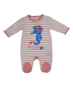 Pyjama Jersey 'mini Princesse''doo&bo' - rose clair