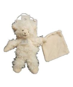 doudou Histoire d'ours Mouton Blanc avec mouchoir 20cms OH1035 Oh studio Pantin - Blanc