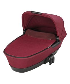 Nacelle MAXI COSI Pliable, Groupe 0, Compacte, Légère, Robin Red - Rouge foncé