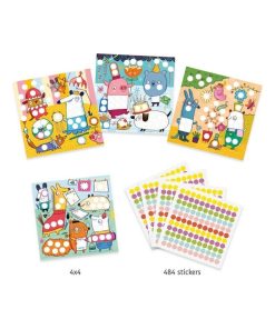 Creer Avec Des Stickers - Jaune