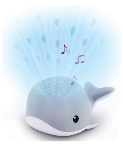 Projecteur d'ambiance Wally la baleine grise - Gris