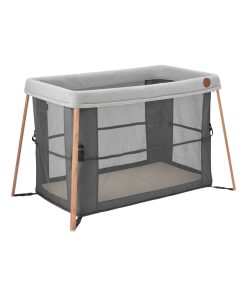 MAXI-COSI Iris Lit de voyage 2 en 1 - Compact - De la naissance à 3 ans - Essential Graphite - Gris Gris