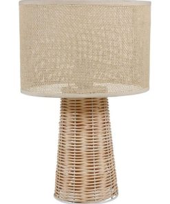 Lampe bambou Dana naturel - Beige