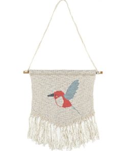 Décoration Murale Macramé Moris & Sacha (36 Cm) - Ecru