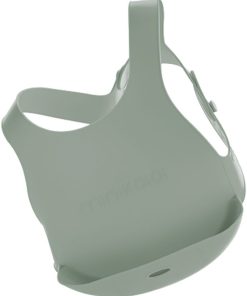 Bavoir récupérateur en silicone - Vert