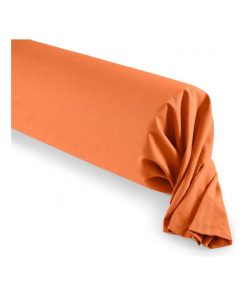 Univers Decor - Taie De Traversin 45 X 185 Cm / 100% Coton 57 Fils/cm² - Orange