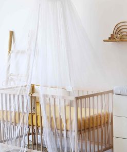 Ciel de lit avec flèche bébé Trois Kilos Sept - Blanc