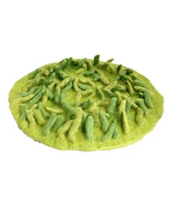 Tapis de jeu laine feutrée  Herbes set de 2 - Multicolore