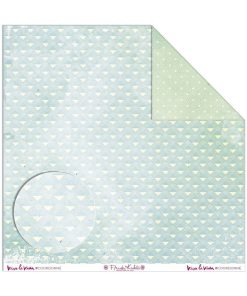 Papier créatif Frida Kahlo - motif triangles verts - N/A