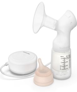 Tire lait électrique + biberon Zéro Zéro (120 ml) - Blanc
