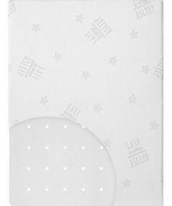 ROBA Matelas pour Parc Bébé Rectangulaire - Housse Amovible - "Safe Asleep®" Air - Blanc