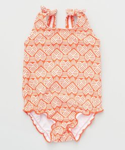 Maillot de bain avec imprimé - 1 pièce - Rouge