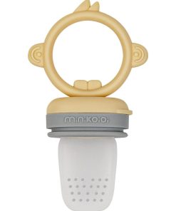 Grignoteur bébé en silicone, innovant - Jaune
