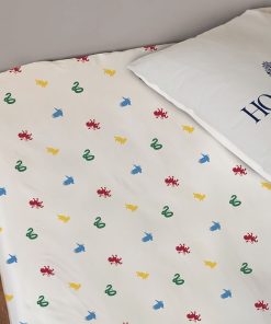 Drap housse 1 personne 'Harry Potter' - blanc