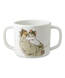 Tasse deux anses Ernest et Célestine - Blanc