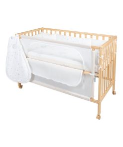 ROBA Lit cododo "safe asleep®"60 x 120 cm + équipement "Sternenzauber" - Marron