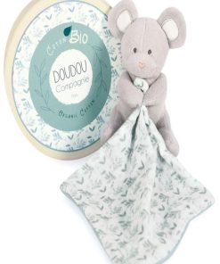 Coffret doudou souris vert olive Doudou botanic - N/A