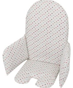 Coussin de chaise universel en PVC - Triangles - Blanc