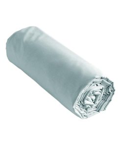 Drap housse coton Collection Ambre - Bleu ciel