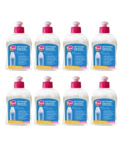 Lot de 8 liquides nettoyant spécial biberons 300 ml Tigex - Transparent