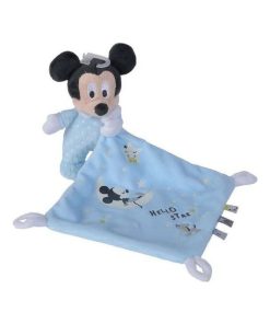 Doudou DS Souris Bleu Mickey Pantin - 25 cm Starry - Bleu