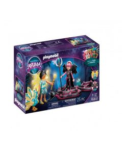 70803 'playmobil' Crystal Fairy Et Bat Fairy Avec Animaux - N/A