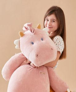 Peluche large Veloudoux Joy - Rose