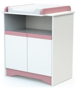 At4 - Meuble À Langer Cotillon - Rose