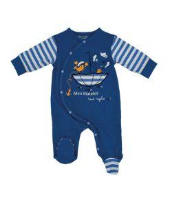 Pyjama Jersey 'petit Moussaillon''doo&bo' - bleu marine