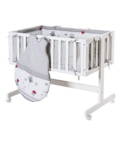ROBA Lit cododo "Room & Craddle" – blanc + équipement "Adam et Eule" - Blanc