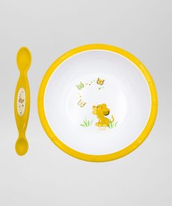 Lot de vaisselle 'Roi Lion' - Jaune