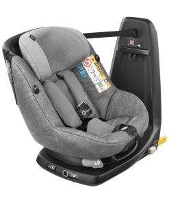 Siège auto BEBE CONFORT AxissFix Air, Gr 0+/1,Pivotant, i-Size, Airbags intégrés, Nomad Grey - Gris Gris