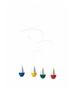 flensted Mobiles' Bateau Sail Fun - Jaune