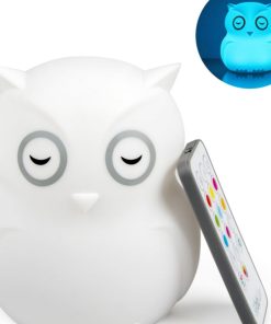 Veilleuse nomade en silicone Hibü (12 cm) - Blanc